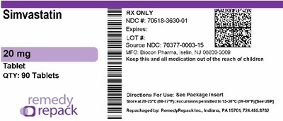 Mm2 (Simvastatin 20mg 70518 3630 01)